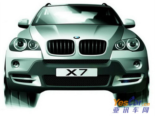 宝马x7即将推出 竞争对手直指路虎揽胜