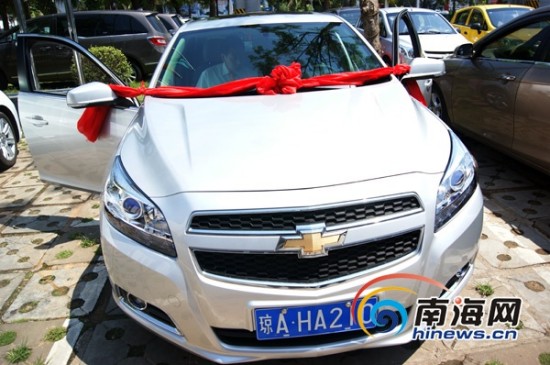 迈锐宝可免费试驾 海南手机报两读者领到车钥