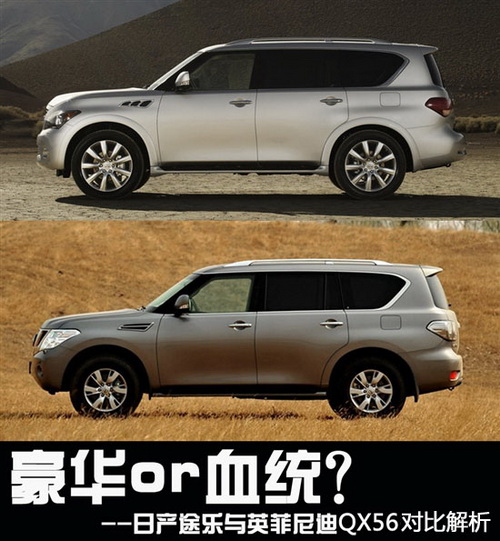 豪华or血统?日产途乐与英菲尼迪qx56对比解析