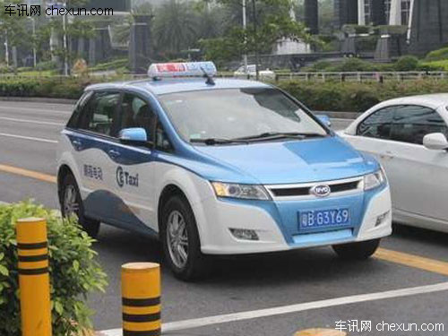 比亚迪e6纯电动出租车