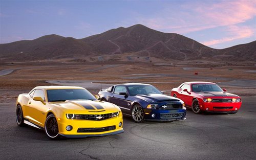美國肌肉車三劍客，福特野馬、雪佛蘭大黃蜂Chevrolet Camaro、道奇挑戰者Dodge Challenger詳細介紹